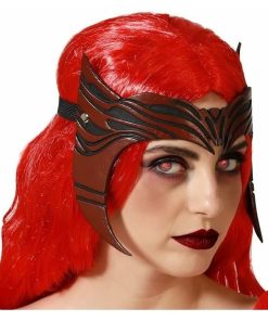 Maschera Rosso Guerriera Halloween