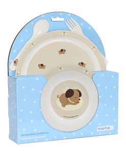 Set di Stoviglie Safta Puppy 22.5 x 26 x 5.5 cm (4 Pezzi)