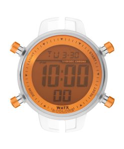 Orologio Unisex Watx & Colors RWA1001  Arancio (Ø 43 mm)