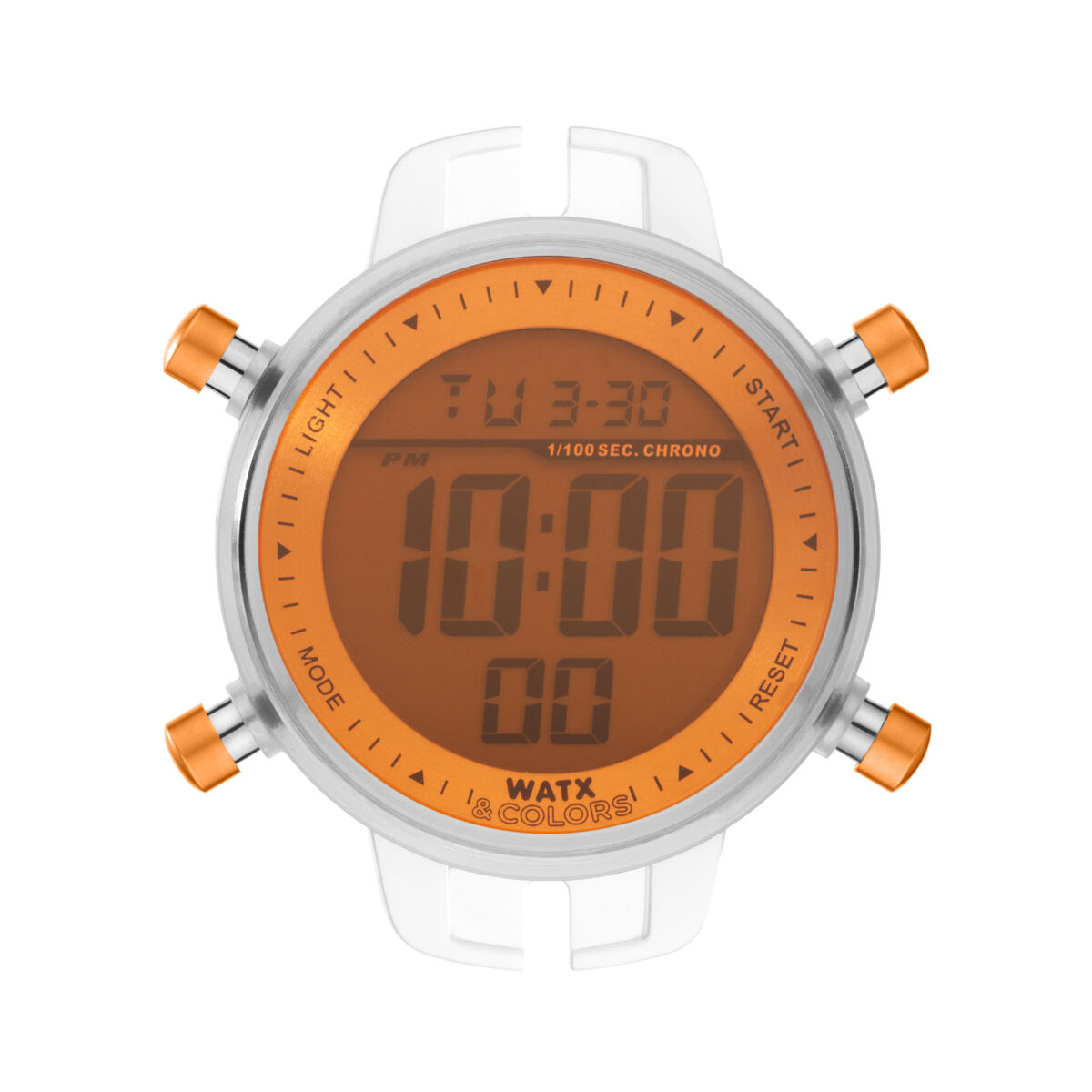 Orologio Unisex Watx & Colors RWA1001 Arancio (Ø 43 mm)