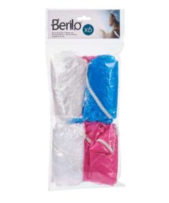 Cuffia da Doccia Berilo Multicolore 28 cm Plastica Set (12 Unità)