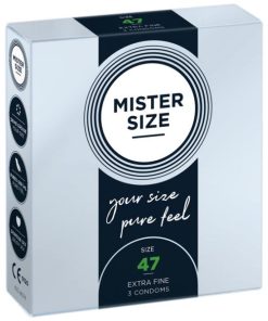 Preservativi Mister Size Extra sottili (47 mm)