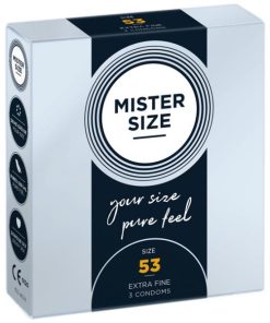 Preservativi Mister Size Extra sottili (53 mm)