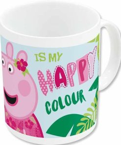 Tazza Mug Peppa Pig Having fun Ceramica Rosa chiaro (350 ml)