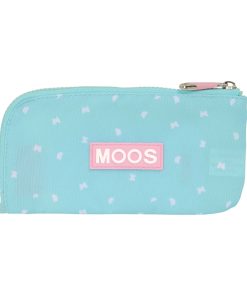Astuccio Scuola Moos Butterflies Azzurro Chiaro 23 x 11 x 1 cm