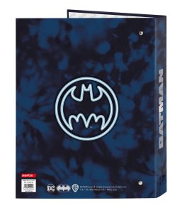 Raccoglitore ad anelli Batman Legendary Blu Marino A4 26.5 x 33 x 4 cm