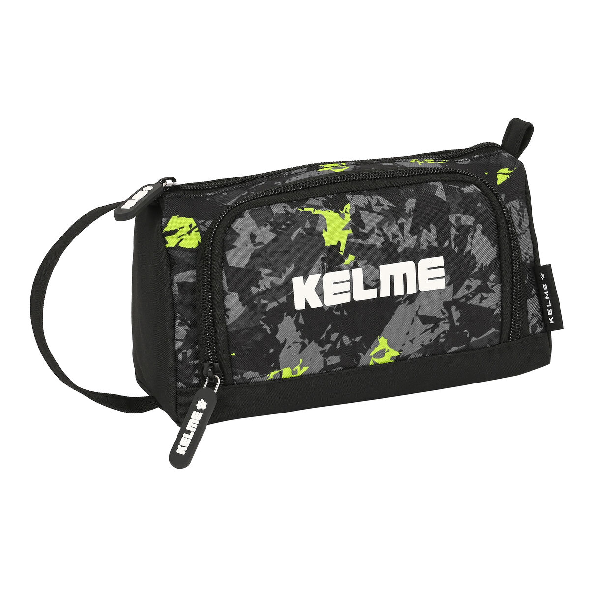 Astuccio Scuola Kelme Jungle Nero Grigio Lime 20 x 11 x 8.5 cm - Image 4