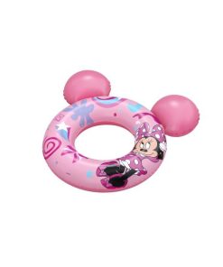 Bestway Galleggiante Disney Minnie Mouse Con Orecchie 74x76 cm +3 a 6 Anni Piscina e Spiaggia 09111