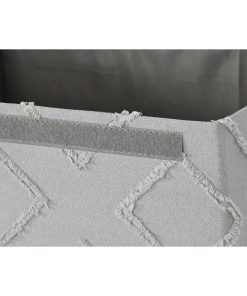 Cestino Home ESPRIT Grigio Crema 40 x 30 x 50 cm (2 Unità)