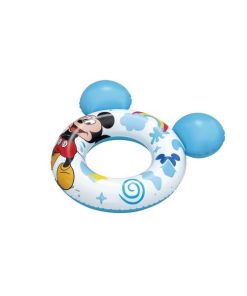 Bestway Galleggiante Disney Mickey Mouse Con Orecchie 74x76 cm +3 a 6 Anni Piscina e Spiaggia 09109