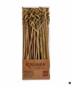 Stuzzicadenti in Bambù Kinvara Bambù Nodo (24 Unità)