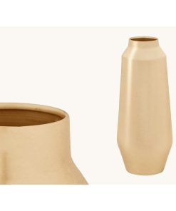 Vaso Gift Decor Dorato Ferro 19 x 48 x 19 cm 49 x 19 x 49 cm