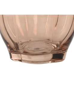 Vaso Home ESPRIT Ambra Cristallo Moderno 16 x 16 x 26 cm