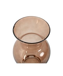 Vaso Home ESPRIT Ambra Cristallo Moderno 16 x 16 x 27 cm