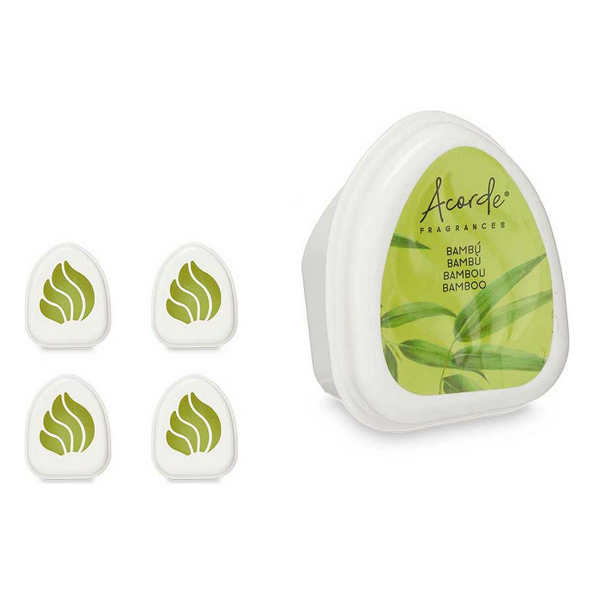 Set Deodorante per Ambienti Acorde Bambù 50 g (12 Unità)
