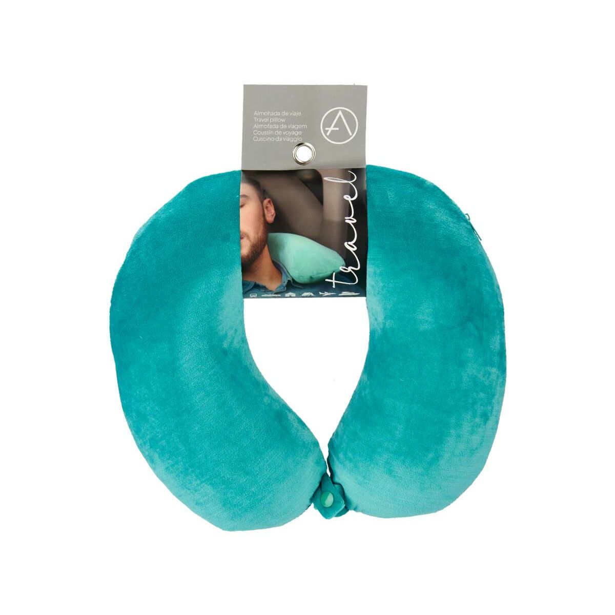 Cuscino Cervicale Verde Viola Rosa Turchese 31 x 10,5 x 27,4 cm (4 Unità) - Image 3