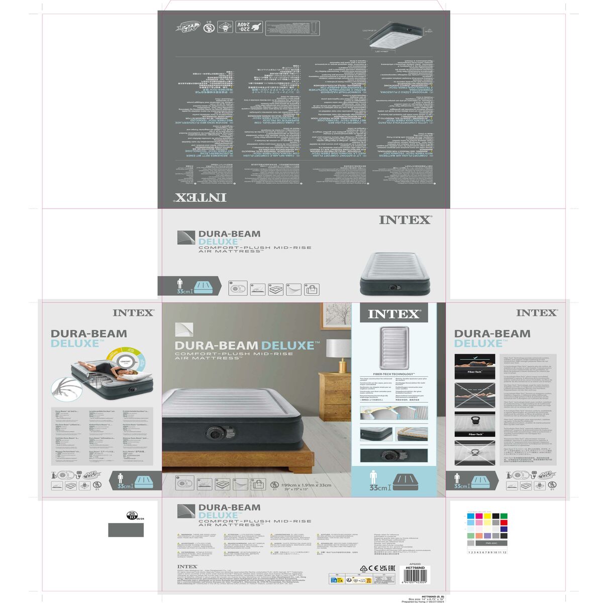 Materassino Gonfiabile Intex 99 x 33 x 191 cm
