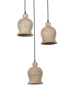 Lampadario Home ESPRIT Legno di mango 38 x 38 x 32 cm
