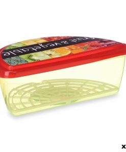 Porta pranzo Leknes Multicolore Plastica 1,2 L Frutta e Verdura (24 Unità)
