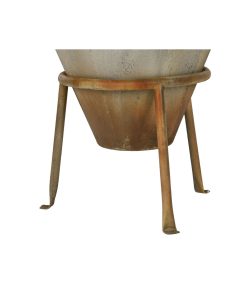 Vaso Home ESPRIT Beige Metallo 49 X 49 X 93 cm