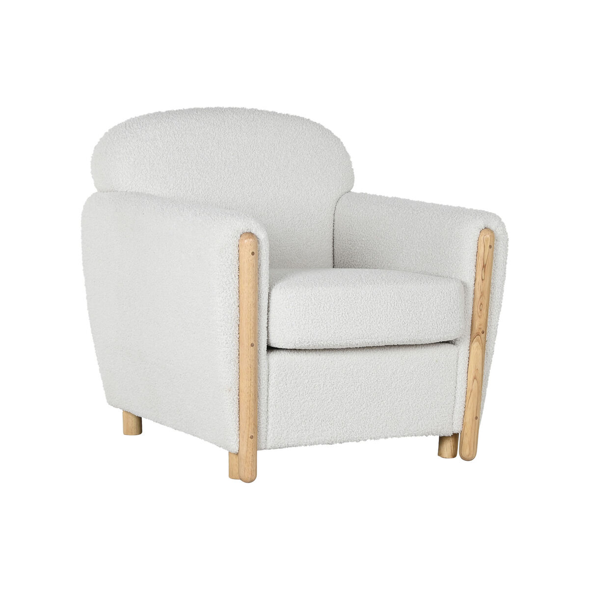Poltrona Home ESPRIT Bianco 81 x 78 x 82 cm - Image 4