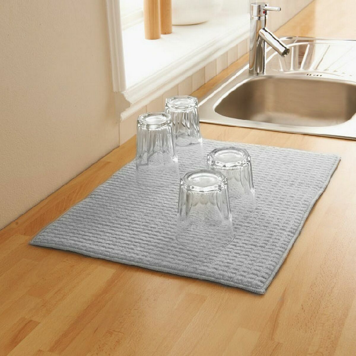 Scolapasta da Cucina Pieghevole Quttin Grigio 17 x 59 x 3 cm (12 Unità)