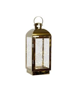 Lanterna DKD Home Decor Dorato Acciaio inossidabile 15 x 14 x 36 cm