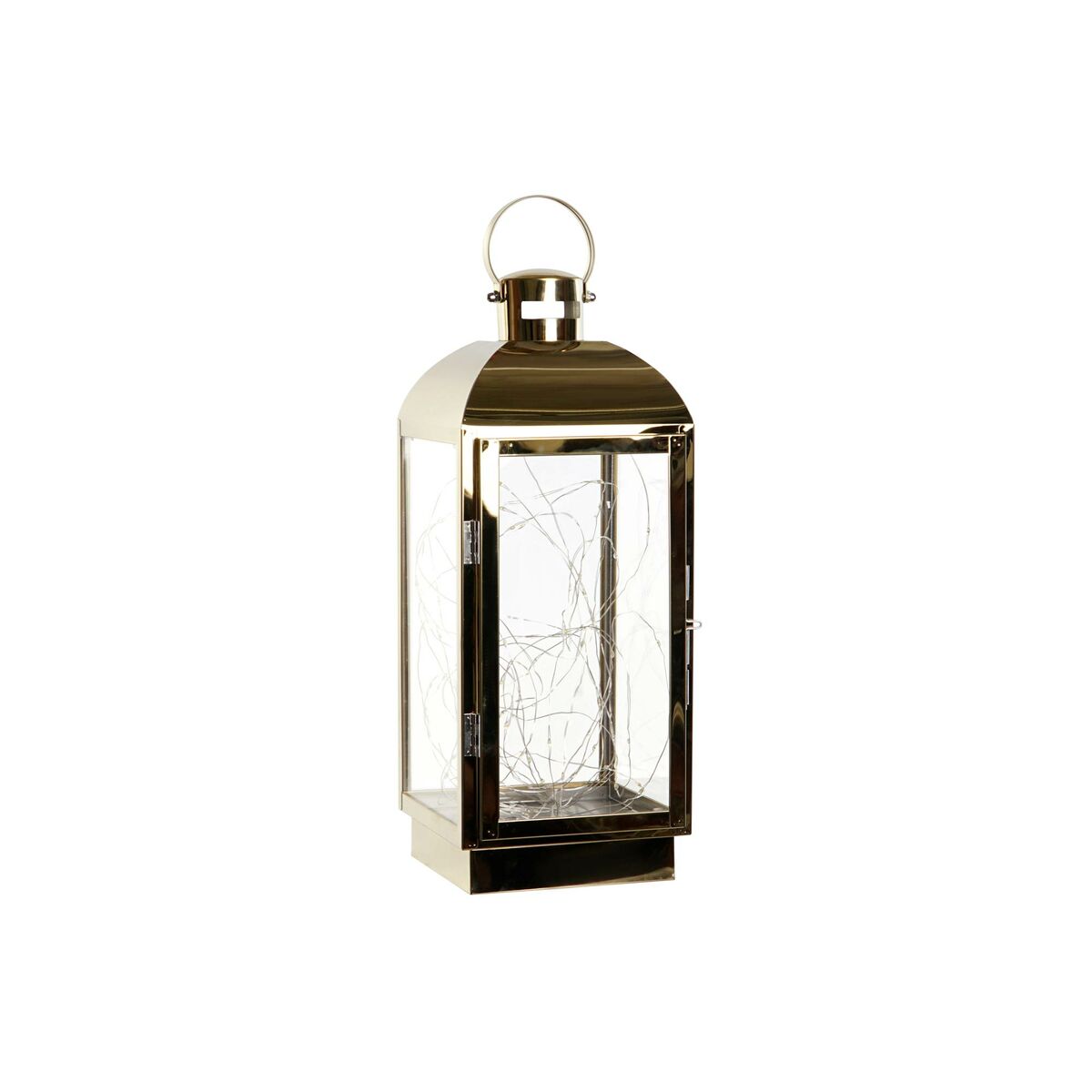Lanterna DKD Home Decor Dorato Acciaio inossidabile 15 x 14 x 36 cm - Image 5