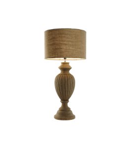 Lampada da tavolo Home ESPRIT Naturale Juta Legno 50 W 220 V 44 X 44 X 91 cm
