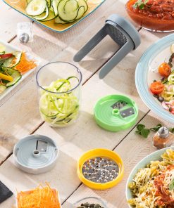 Tagliaverdure a Spirale e Grattugia con Ricette Vigizer InnovaGoods