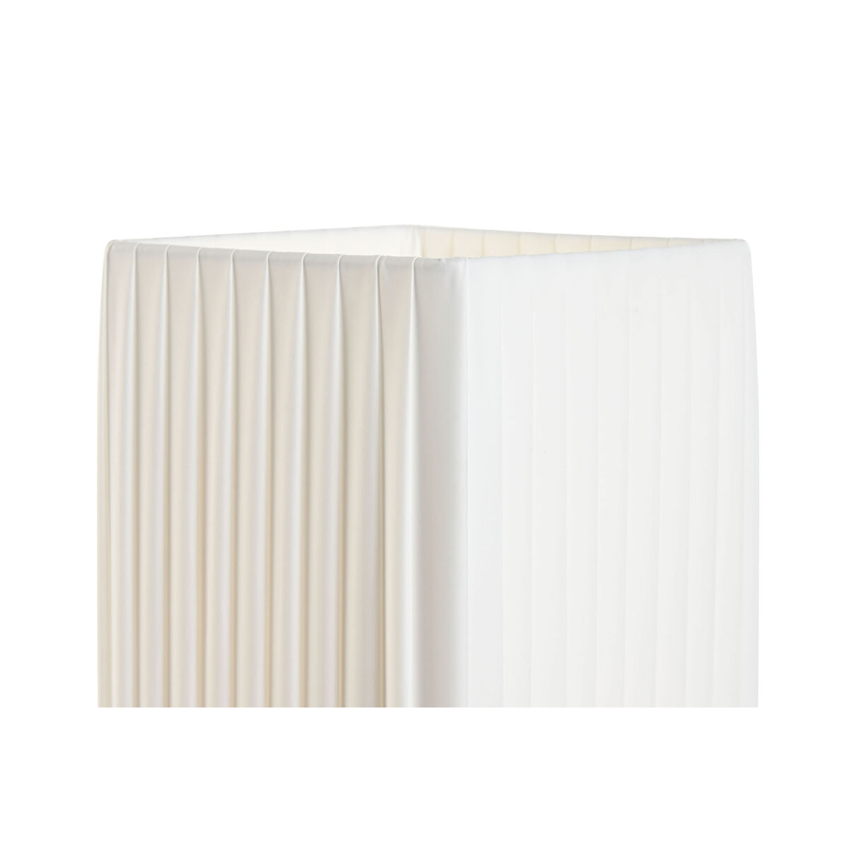 Lampada da tavolo Home ESPRIT Bianco Argentato Polietilene Ferro 50 W 220 V 15 x 15 x 43 cm - Image 3
