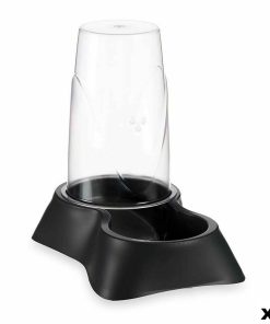 Ciotola per animali domestici Mascow Nero polipropilene 3,5 L 21,5 x 32,5 x 32,5 cm Dispenser (4 Unità)