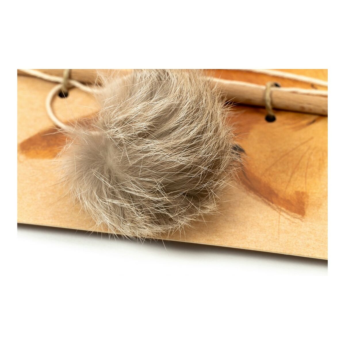 Canna per Gatti Gloria Gaudí Legno Pompon (6 cm) - Image 5