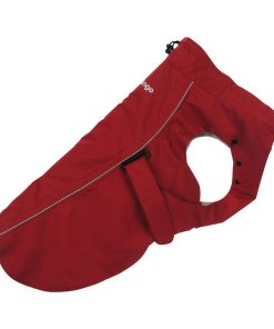 Impermeabile per Cani Red Dingo Perfect Fit Rosso 30 cm