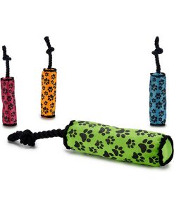 Giocattolo da mordere per cani Mascow Azzurro Verde Arancio Rosa 7,5 x 7,5 x 43 cm Cilindro (12 Unità)