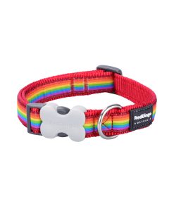 Collare per Cani Red Dingo STYLE RAINBOW 31-47 cm