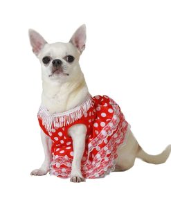 Costume per Cane Taglia L Ballerina di Flamenco