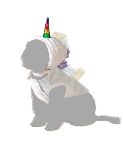 Costume per Cane Taglia S Unicorno
