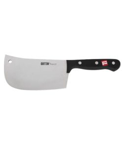 Accetta da Cucina Quttin Sybarite Nero Argentato 17,5 cm (6 Unità)