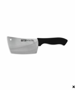 Accetta da Cucina Quttin Kasual 14 cm Nero Argentato (24 Unità)