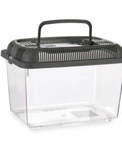 Acquario Con maniglia Medio Antracite Plastica 3 L 17 x 16 x 24 cm (12 Unità)