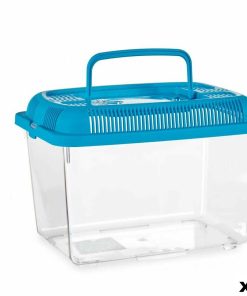 Acquario Con maniglia Grande Azzurro Plastica 7 L 20 x 20 x 30 cm (8 Unità)