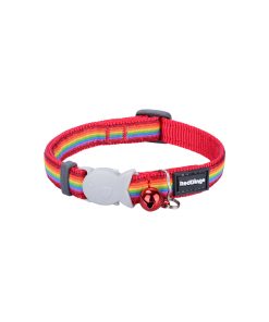 Collare per Cani Red Dingo STYLE RAINBOW 15 mm x 24-36 cm