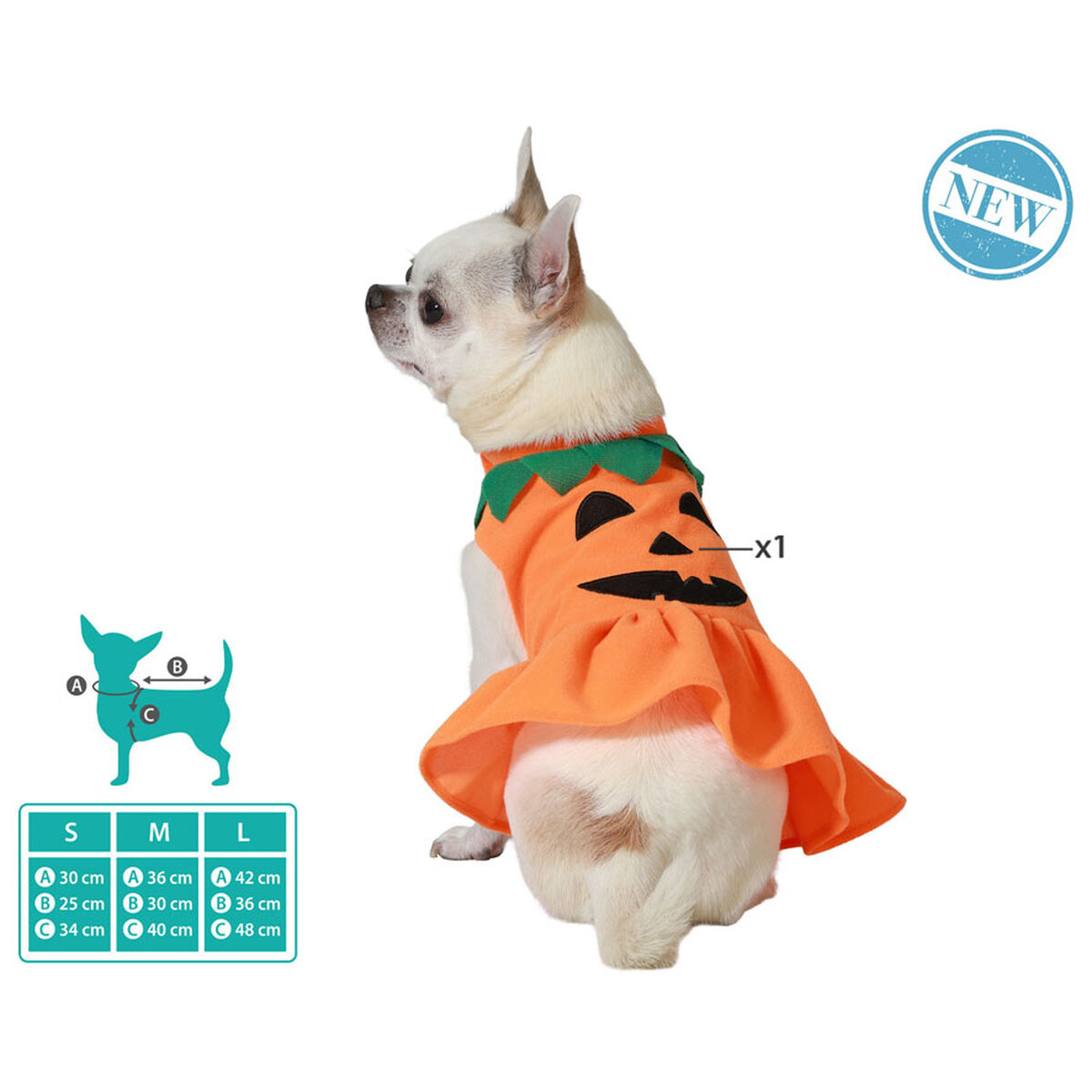 Costume per Cane Zucca Taglia S - Image 4
