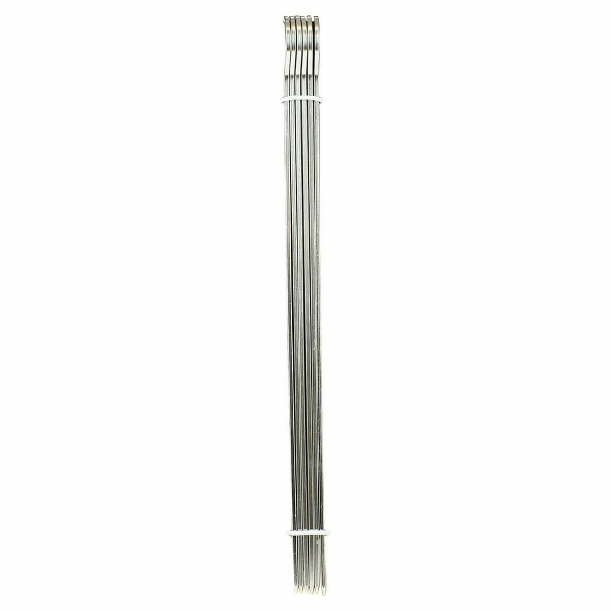 Set di Spiedini per Barbecue Algon Metallo 6 Pezzi (24 Unità) (35 x 2,5 mm)