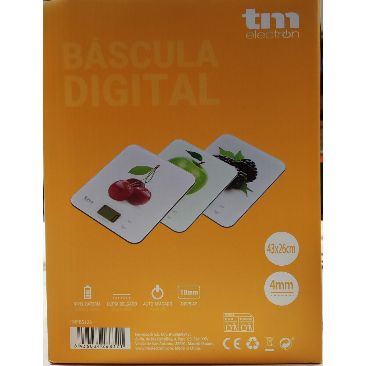 bilancia da cucina TM Electron