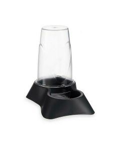 Ciotola per animali domestici Mascow Trasparente Antracite polipropilene 650 ml 12,5 x 18 x 19 cm
