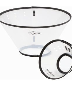 Collare elisabettiano per cani KVP Saf-T-Clear Trasparente (22-43 cm)