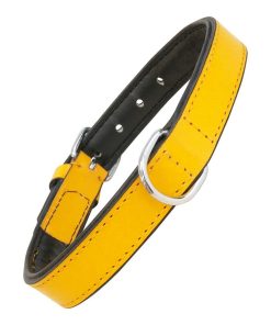 Collare per Cani Gloria Trapunta Giallo (45 x 2 cm)