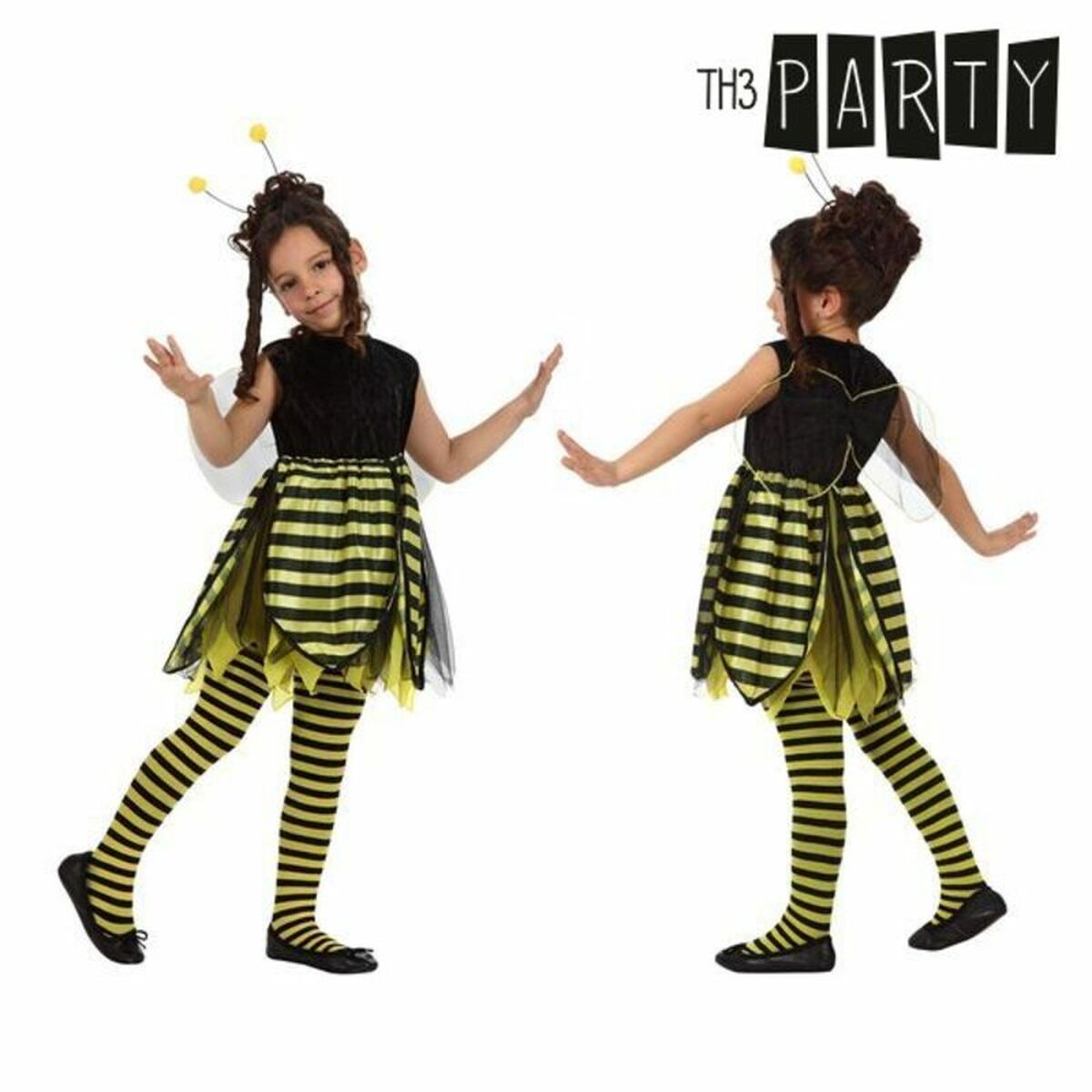 Costume per Bambini Th3 Party Giallo (3 Pezzi) Taglia:5-6 Anni
